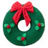 Grenzüberschreitende Weihnachts-Schneehaus-Girlande: Schneeflocken-Bonbon Plüschkissen - Festliche Dekoration & Geschenkkissen.