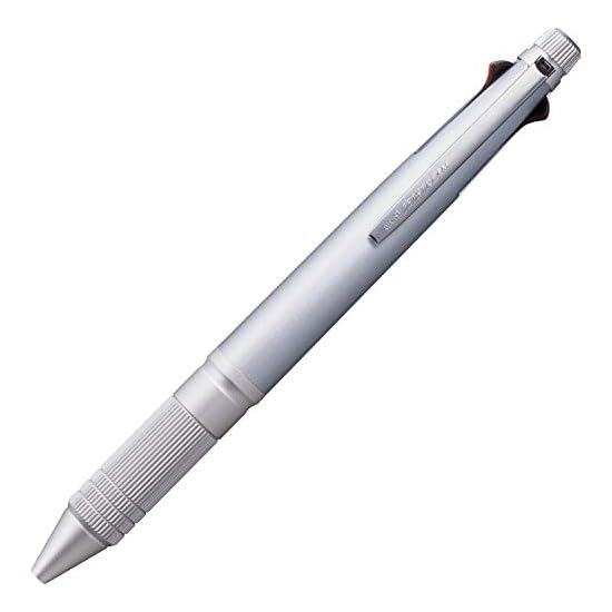 Uni-ball Jetstream 4&1 Metal Edition Multi-Function Pen, 0.5mm, Ice Silver, Smooth Writing, MSXE5200