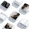 Fashion Marble Pattern Case For Airpods Pro3 Pro2 4 2 1 Pro 3 Clear Earphone Cases Cover