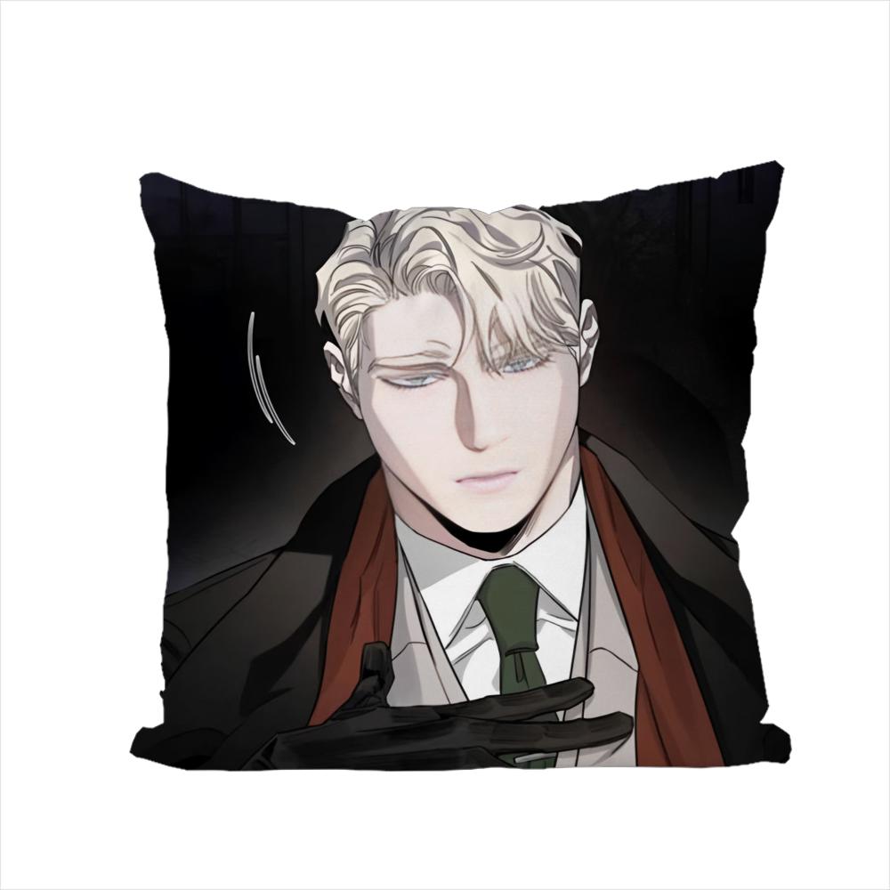 BL Mmanhwa Pillow Case For Car Sofa Decorative Home Doublesided Print Plush Square Throw Pillow Cushion Cover
