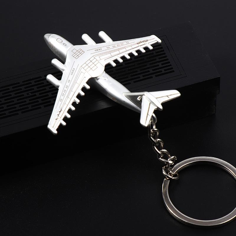 

Креативный металлический брелок-подвеска в виде самолета для мужчин и женщин, подарок для авиационного энтузиаста, персонализированное кольцо для ключей, украшение для рюкзака