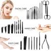 32pcs Stainless Steel Nail Clippers Kit with Storage Case Pedicure Kit Nail Grooming Kit  Home