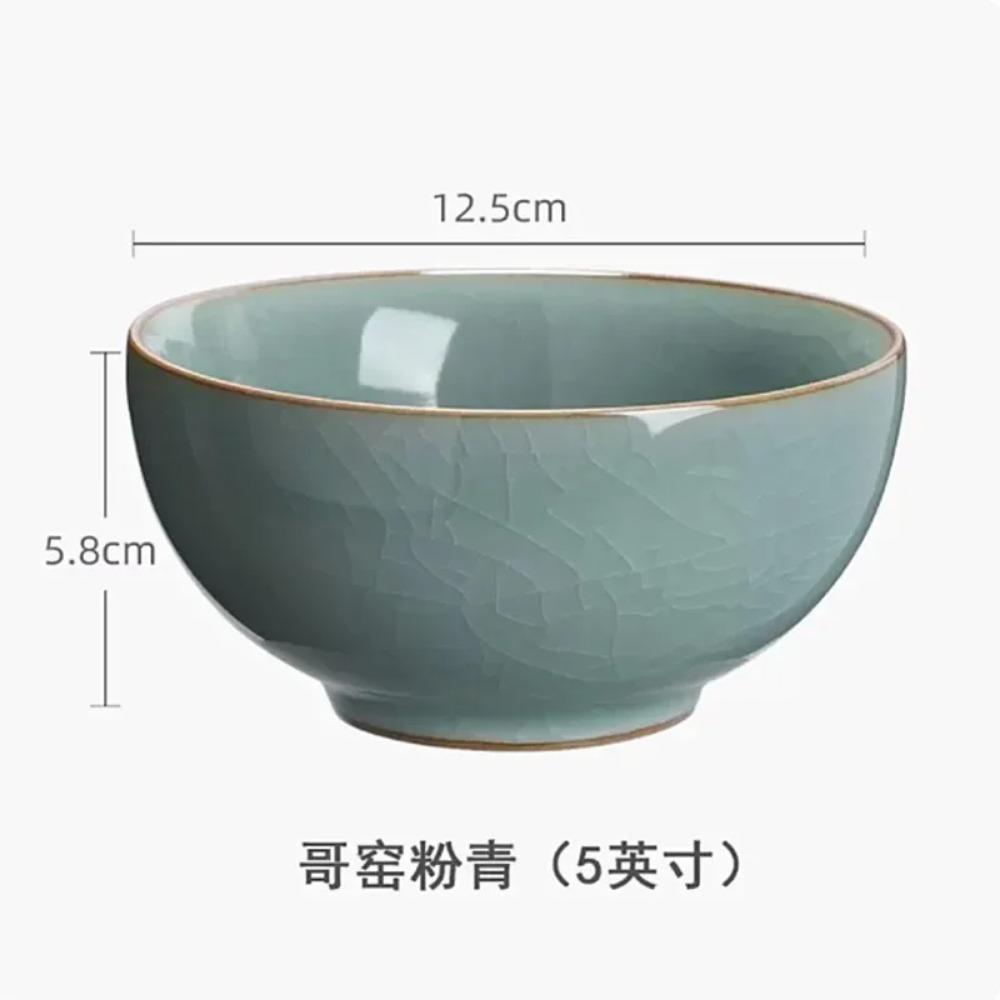 Large capacity Ceramic Teacup Longquan Celadon Tea Bowl Porcelain Teaware Accessories Master Tea cup Single Cup Drinkware