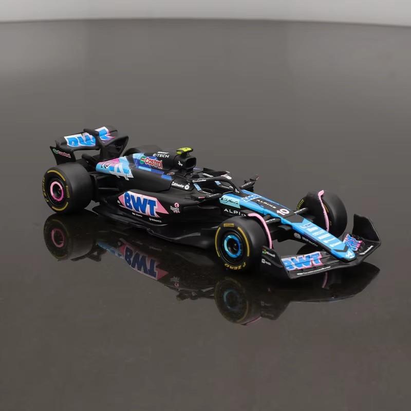 In Stock Bburago F1 Car Super Promotion 1:43 Bwt Alpine A524 Bahrain Japanese Assembly Alloy Micro Diecast Model Custom Toy Gift