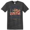 250 Years Blessing T Shirt One Nation Under God American Flag Cross Faith Tee