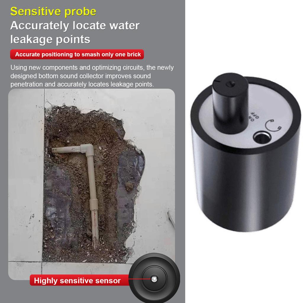 Precision Portable Water Leak Detector with Advanced Acoustic Technology for Pipe and Wall Inspection