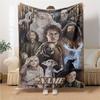 Custom Name Harry Potter Magic Train blanket for Couch & Bed, Plush Cozy Fuzzy Blanket Super Soft & Warm Blankets for Fall and Winter. 0908103