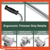 Fresh 2PCS Weed Eater Handle - String Trimmer Handle, Ergonomic Trimmer Grip, Weedeater Handle With Bracket Clamp