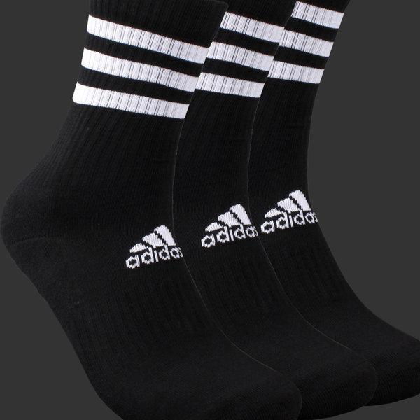 adidas 3S 3S CuShion 3 Pack Sport SockS WoMen Men S Golf