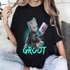 Childrens Tshirt Trendy Cool Manga Wigroot Printed Parent Child Wear Pure Cotton Casual Boys and Girls Tshirt