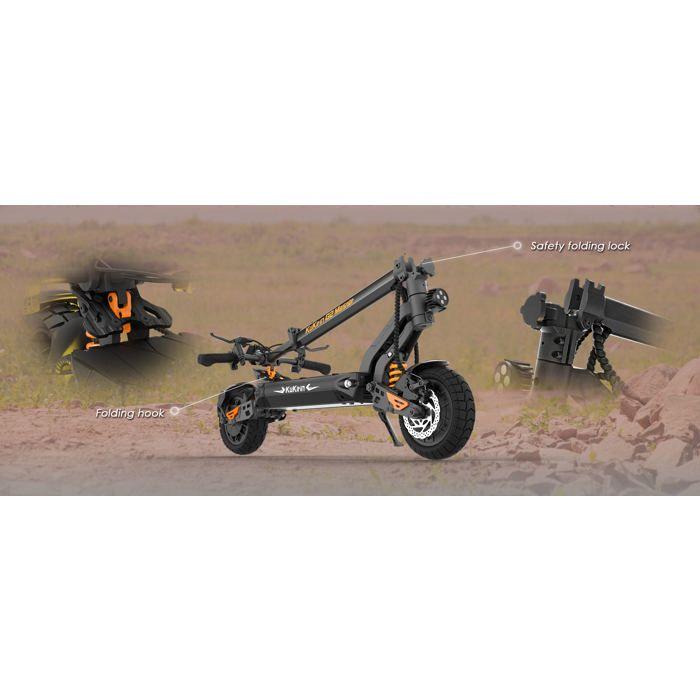 KuKirin G2 Master - Trottinette électrique pliable - Roues de 10 pouces - Vitesse maximale 60 km/h - Batterie 52 V 20,8 Ah