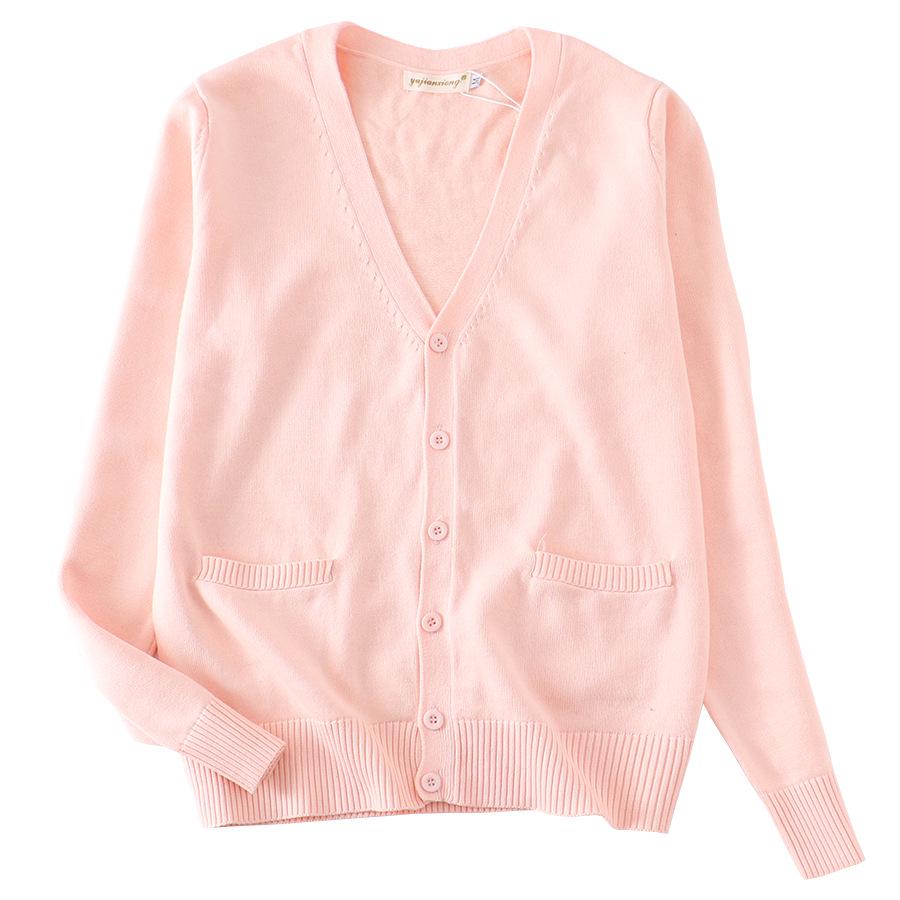 Japanese JK Style Soft Knit Cardigan Sweater for Students