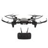 Foldable Drone with Dual Camera Wifi Drone Remote Control Drone Toys for Boys Girls Gifts Black