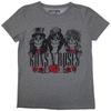 Guns N' Roses Ladies T-Shirt: Hell Group (Medium)