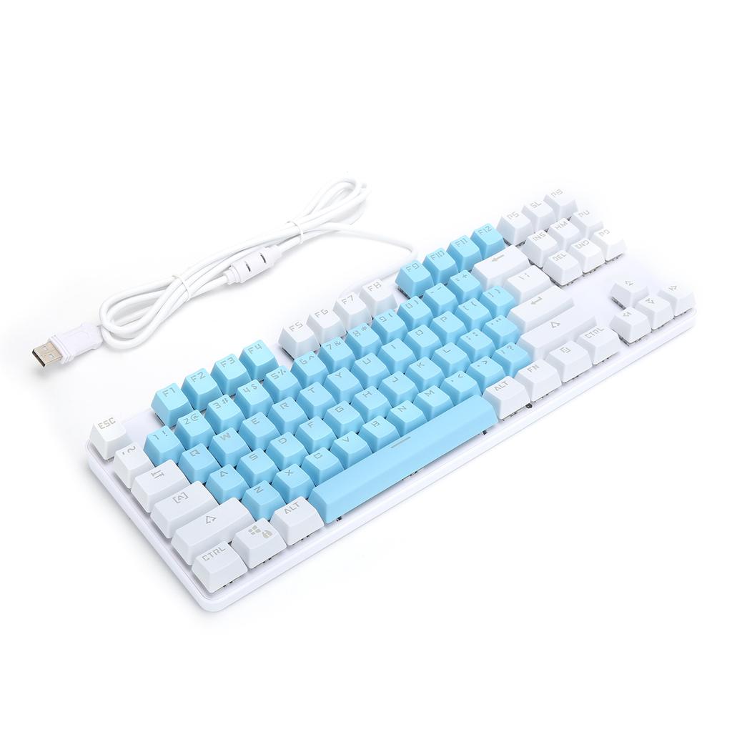 87 tasten Computer Tastatur Gemischt Licht Mechanische Computer-peripheriegeräte für Desktop Laptop K100Style