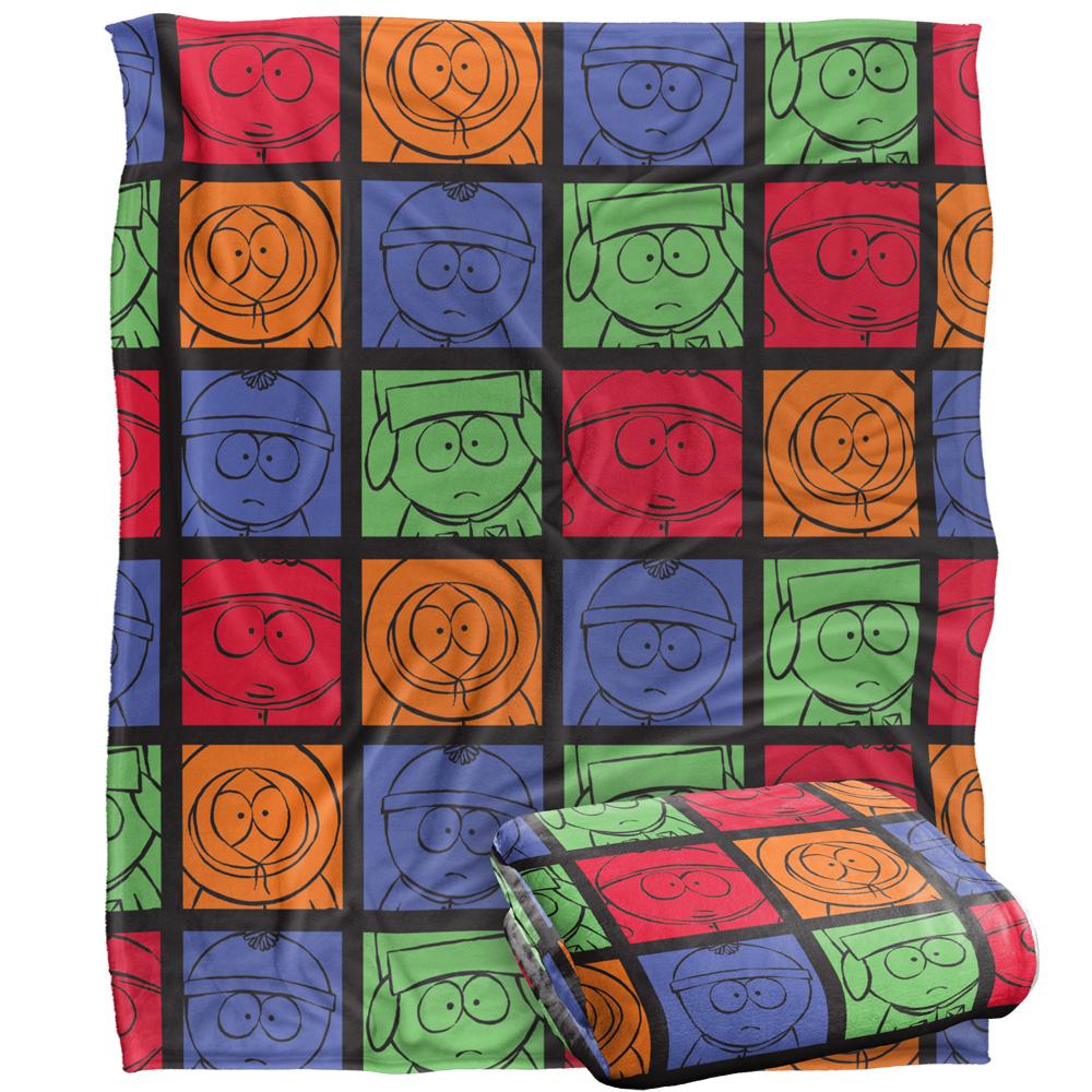 South Park Silky Character Collage Supersoft Blanket
