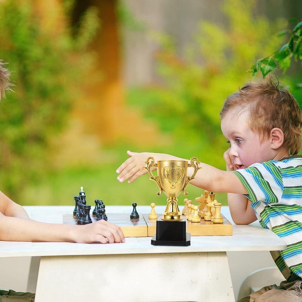 Plastic Model Small Prize Cup Gold Winner Award Trophy Toy Awards Trophy  Kindergarten Kids Gift