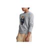 Polo Ralph Lauren Rugby Bear Embroidered Crew Neck Long Sleeve Knit Sweater Men sweater Gray MNPOSWE16820612-020