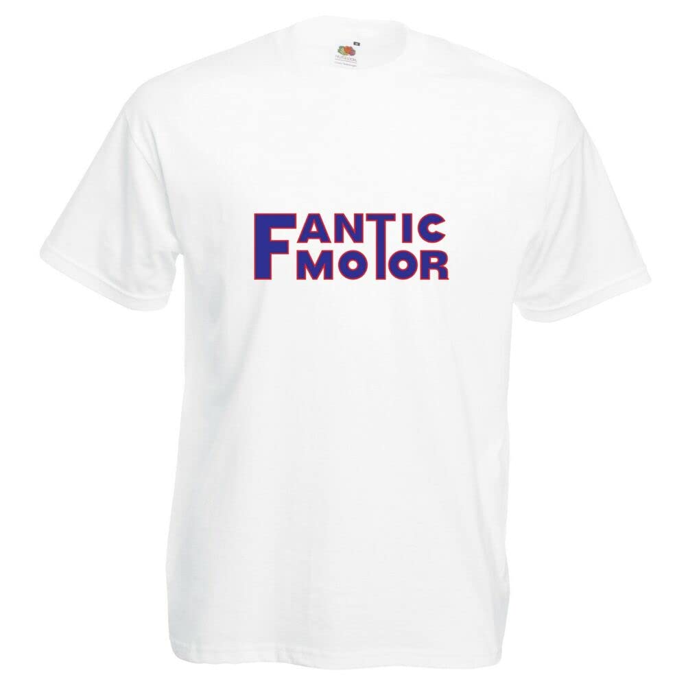 Fantic Motor T-Shirt Biker Motorcycle Rider Various Sizes & Colours XXL белый