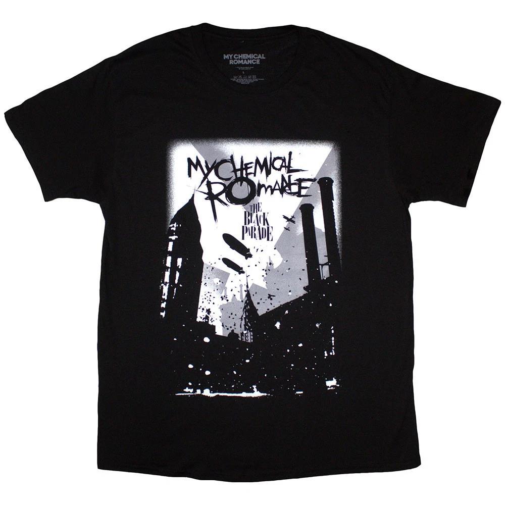 Men s My Chemical Romance Industry T-shirt Large Black XXXXL