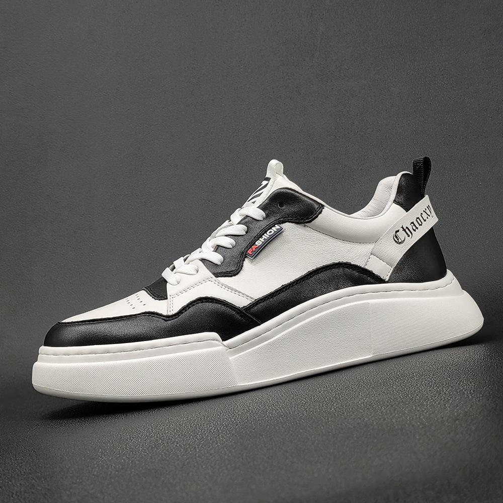 Leather board shoes autumn new niche casual shoes 38