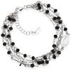 Bracelet - AMEN - BRMF - Argent 925 - Cristal noir - Femme