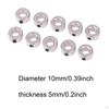 10 Pieces Airplane Model Wheel Clamps RC Landing Gear Stoppers Accessories Alloy Reliable