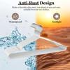 Non-Slip Coated Metal Suit Coat Hangers Heavy Duty Clothes Hangers Metal Shirt Jacket Hanger with Round Notches for Dress