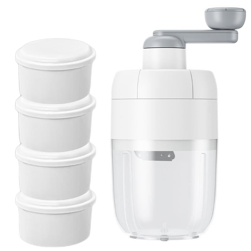 Compact Manual Ice Breaking Shaver, Household Hand Ice Crusher for Homemade Smoothie Raw Materials