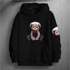 Autumn and Winter New Hooded Sweater Bear Printed Jacket