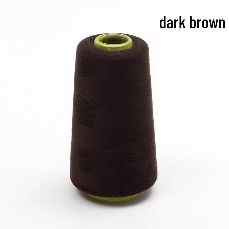 Large Cone of White Polyester Sewing Thread for Machines and Hand Sewing