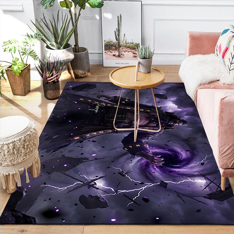 1Pc Space Warrior'S Ascension Rug, Office Carpet Indoor Outdoor Doormat, Non-Slip, Comfortable, Living, Christmas Halloween, Xmas Gift Es121