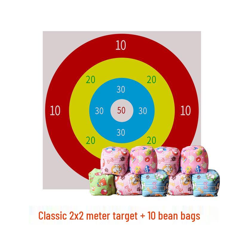 Sandbag Toss Target: Fun Outdoor Game for Kindergarten Team Building