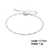 Stainless Steel Gold Color Bracelet Twist Figaro Cuban Chain Bracelets Women Trendy Minimalist Jewelry Gifts