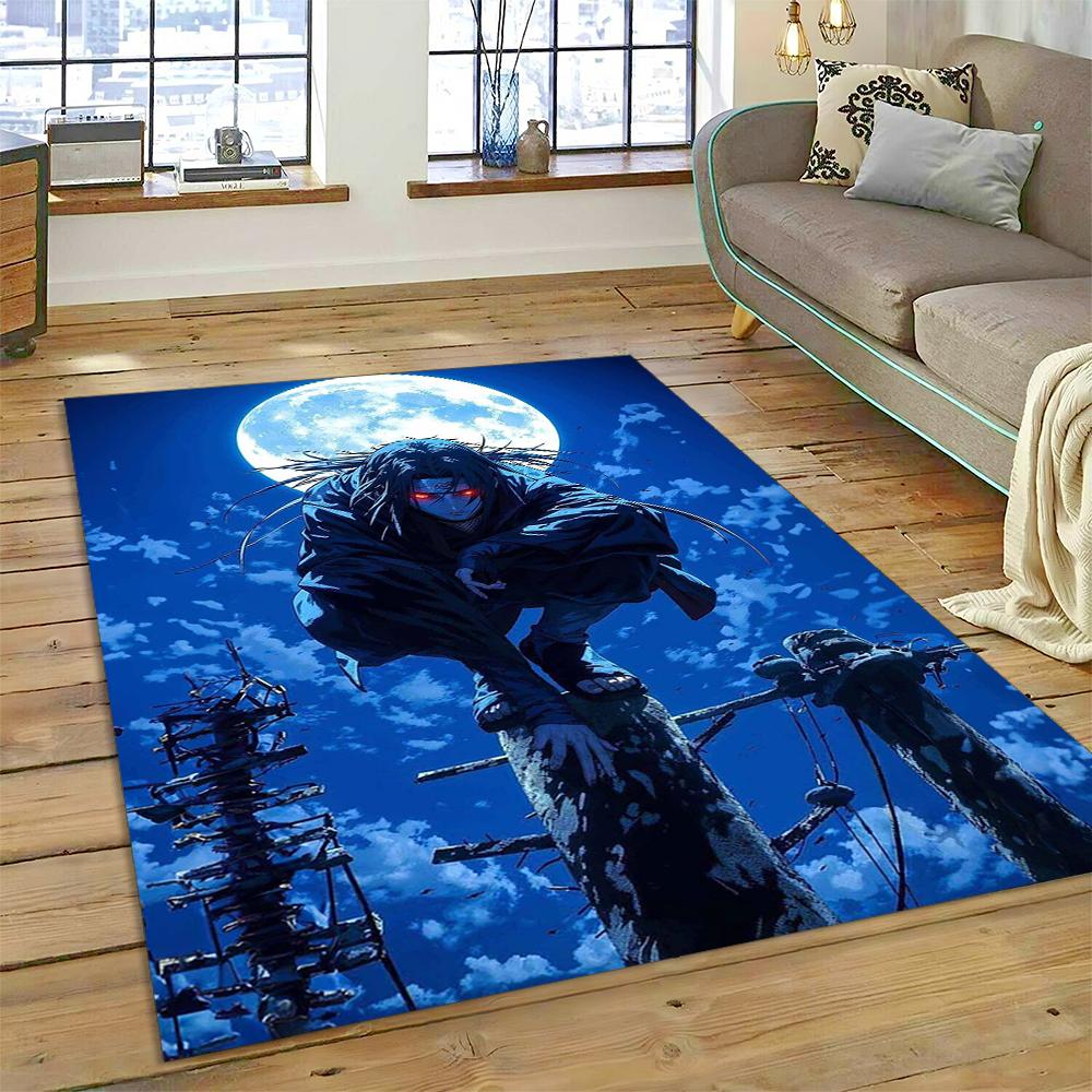 3D Anime I-Itachi Japan Cartoon Carpet Rug for Living Room Bedroom Home Sofa Decoration,Kids Play Non-slip Floor Mat