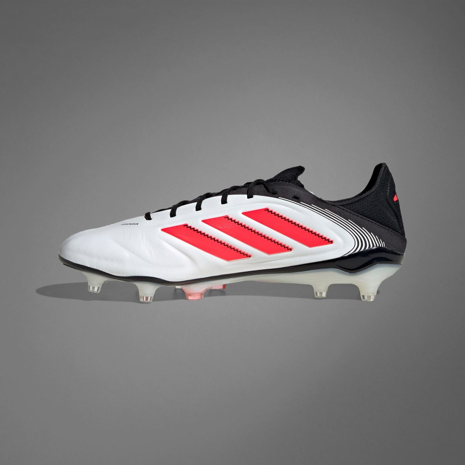 ID9037 adidas Copa Pure 3 Elite FG Белый Облачный Ярко-Красный Основной Черный (Мужской) 4