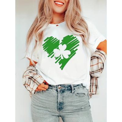 Patrick's Day T-shirt, Love T-shirt, Lucky Clover T-shirt, Holiday Party Gift T-shirt