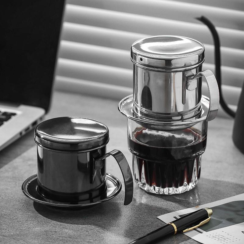 304 Stainless Steel Coffee Dripper Vietnamese Maker Home Use Filter Cup
