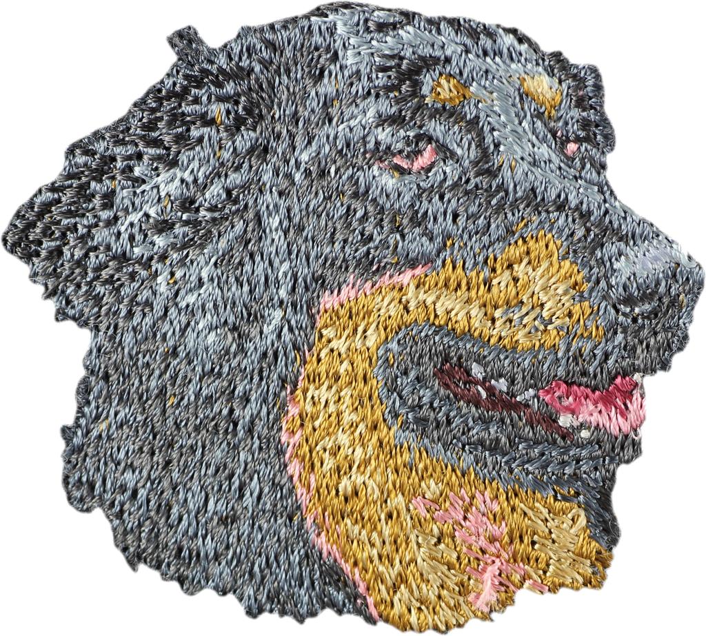 Hovawart - Naszywka W Kształcie Psa, Haftowana Łatka, Unikatowa Ozdoba Do Plecaka Marki Art-Dog