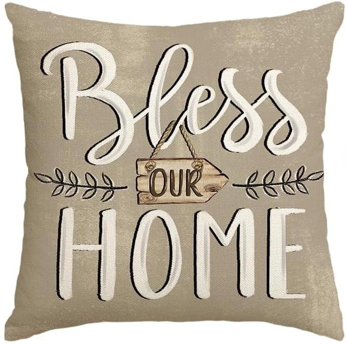 Easter Holiday Decoration Linen Pillowcase, Jit Car Sofa Lumbar Pillow Cushion