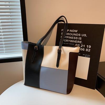 New Trendy Summer Portable Beautiful Shoulder Bag Commuting Large Capacity Tote Bag Women's Underarm Bag Texture Big Bag