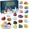 Christmas Advent Calendar Gem Blind Box Children's Intellectual Development Toy Christmas Calendar Countdown Rock Crystal Stone