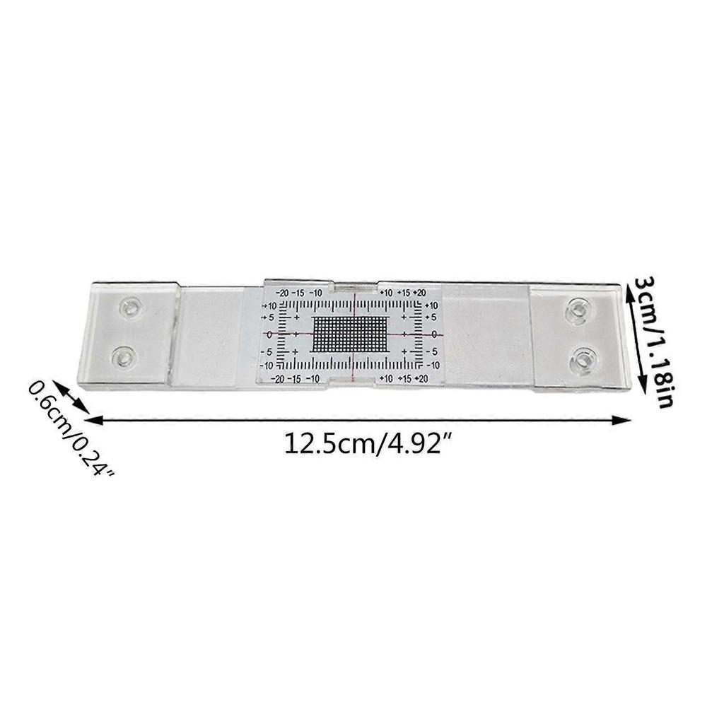 2/4Pcs Crack Monitoring Record, Standard Tell-Tale Crack Monitor for the Standard and Corner Tell-Tale Acrylic