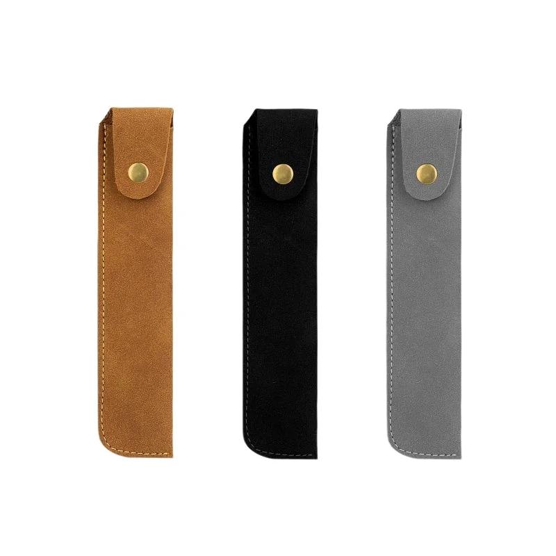 Etui stilou retro Piele naturală Husă creion Husă stilou Papetărie Husă protectoare creativă Rechizite școlare