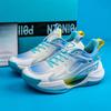 Luminous Basketball Shoes Sports Shoes for Men New Style Breathable Youth Students Shock Absorption Practical Low Top Casual Shoes for Men