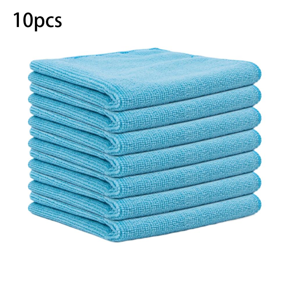 

20pcs Car Wash Cloth Microfiber Super Absorbent Dish Towel Kitchen Bathroom Cleaning Rag Household Cleaning Accessories Tool 20pcs синий