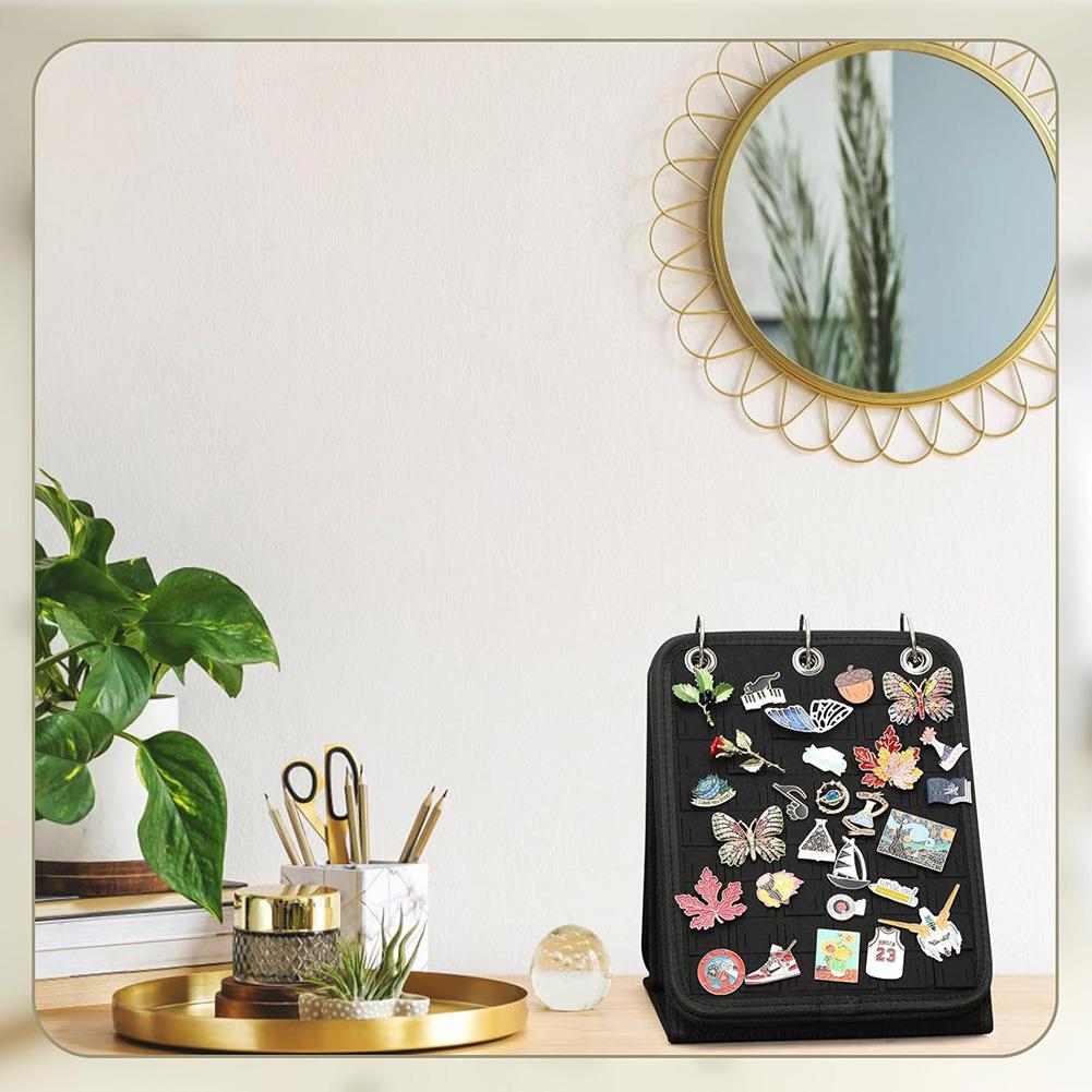 Collection Showcase Badge Organizer Compact Pin Storage Solution Compact Storage Solution Five-Page Layout For Collectors