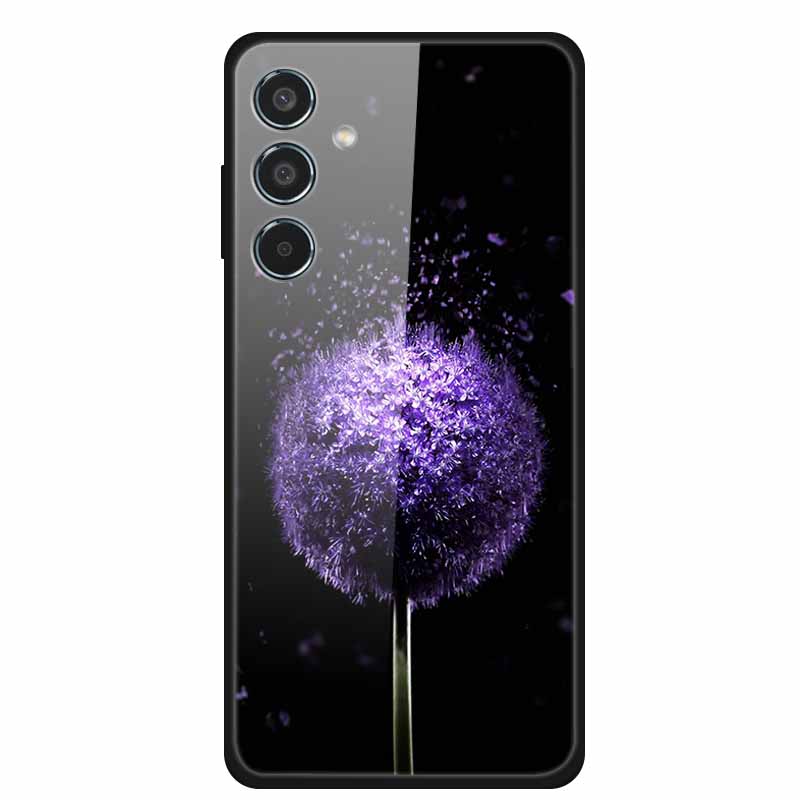 Tempered Glass Case For Samsung S25 Plus Case S 25 Plus Hard Back Cover For Samsung Galaxy A16 M55 A55 Phone Case Soft Bumper