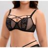 Große Damengrößen Dünner Spitzen-BH Für Große Oberweite Push-up Anti-Hängen Sexy Unterwäsche