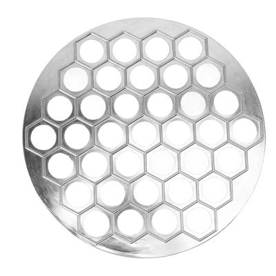 Rysk Ravioli Maker Dumplings Form Aluminiumlegering Pelmeni Maker Form Pelmeni Köttdumplings Maker 37 Hål Silver